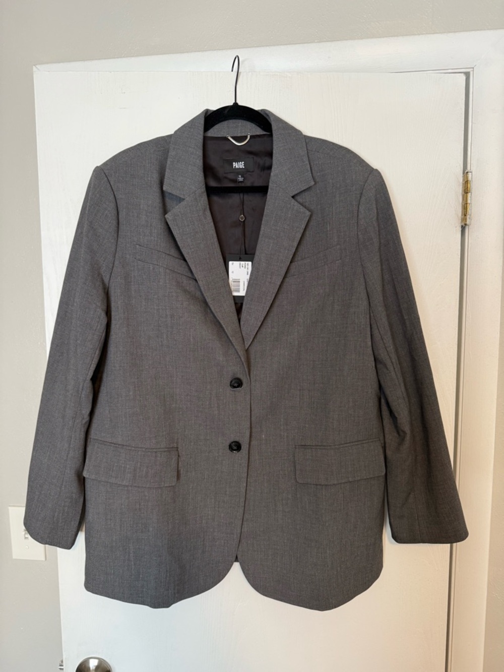 Paige Women’s Sarto Blazer in Charcoal